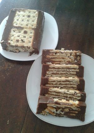 Foto resep Puding vla coklat malkist
