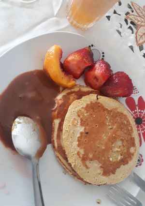 Una foto de Panqueque de avena