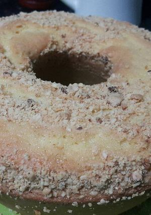 Foto resep Bolu Panggang Topping Kacang