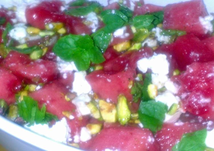 Easiest Way to Prepare Quick Sig&#39;s Watermelon Salad