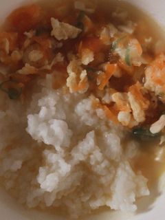 Foto resep Sup Telur kuah merah Mpasi 11m+