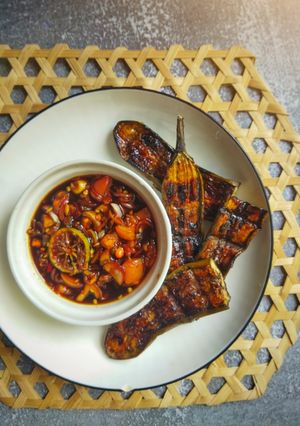 Foto resep Terong Bakar Kecap