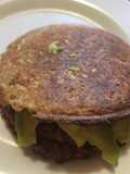 Arepa de topocho verde y harina de plátano