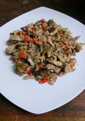 Foto resep Oseng suwir tongkol pedas