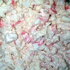 A picture of Sara's sweet cold crab salad.