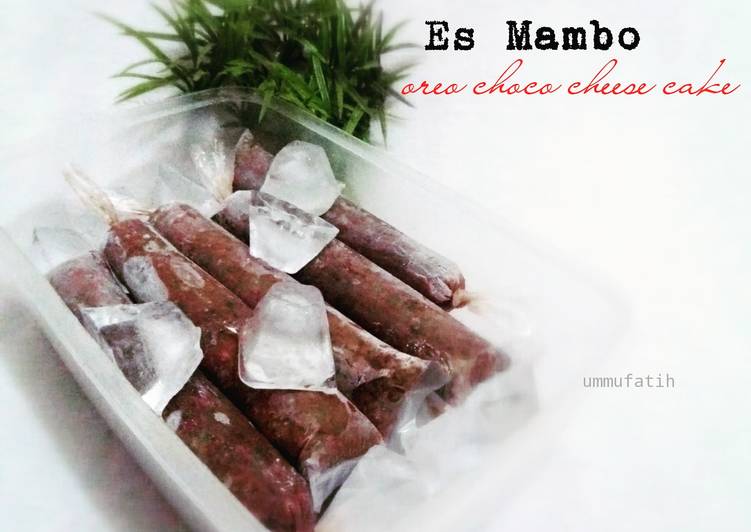 Rahasia Menyiapkan Es mambo oreo coklat keju Kekinian