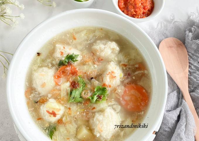 Resep Sup Baso Ikan Tenggiri Oleh Kiki Rizqi Andini Cookpad