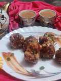 Cornflakes chicken cheese rum ball