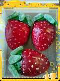 Amy's Little Strawberry Sponge Cakes .