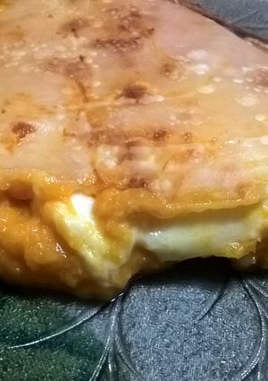 Una foto de Tarta de calabaza y queso