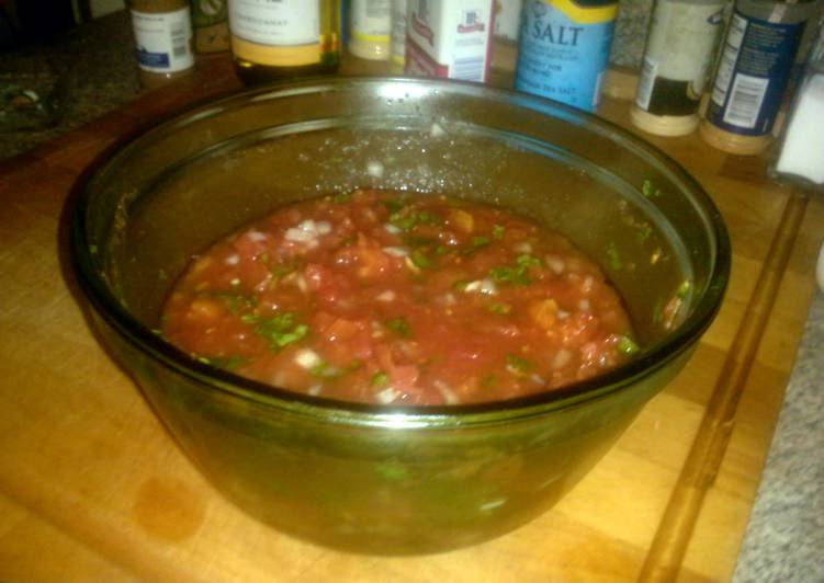 Easiest Way to Prepare Quick Homemade Healthy Salsa