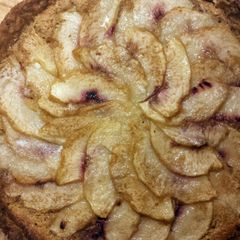 A picture of Almond Peach Tart.