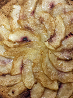 A picture of Almond Peach Tart.