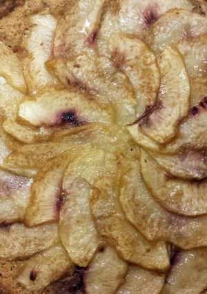 A picture of Almond Peach Tart.