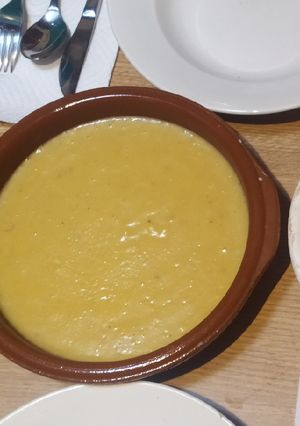 Una foto de Crema de calabaza