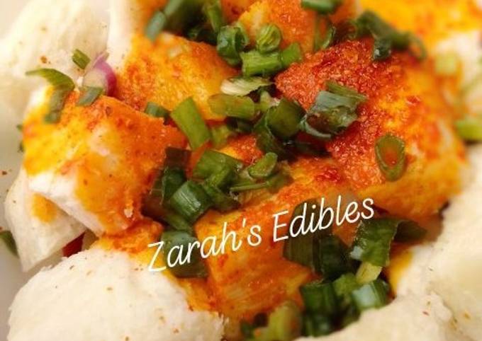 Recipe of Quick Boiled Yam with palm oil