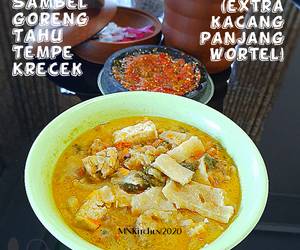 Masakan Populer Sambel goreng Tahu Krecek (extra kacang panjang &amp;amp; wortel) Enak dan Sehat