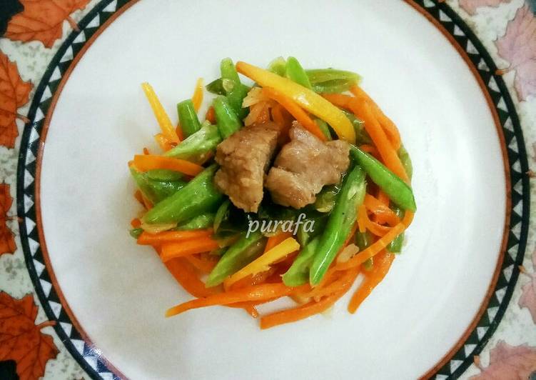 Tumis Buncis Wortel Mudah