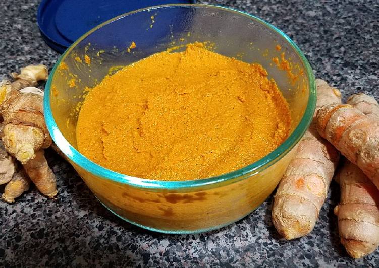 Steps to Prepare Quick Turmeric Paste for tea/gold milk