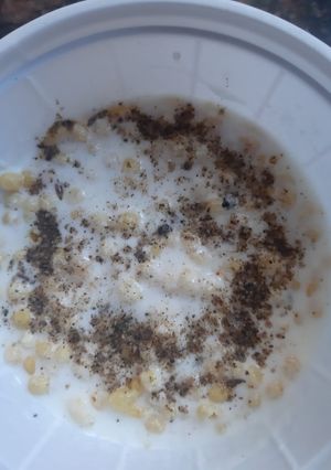 A picture of Boondi raita.
