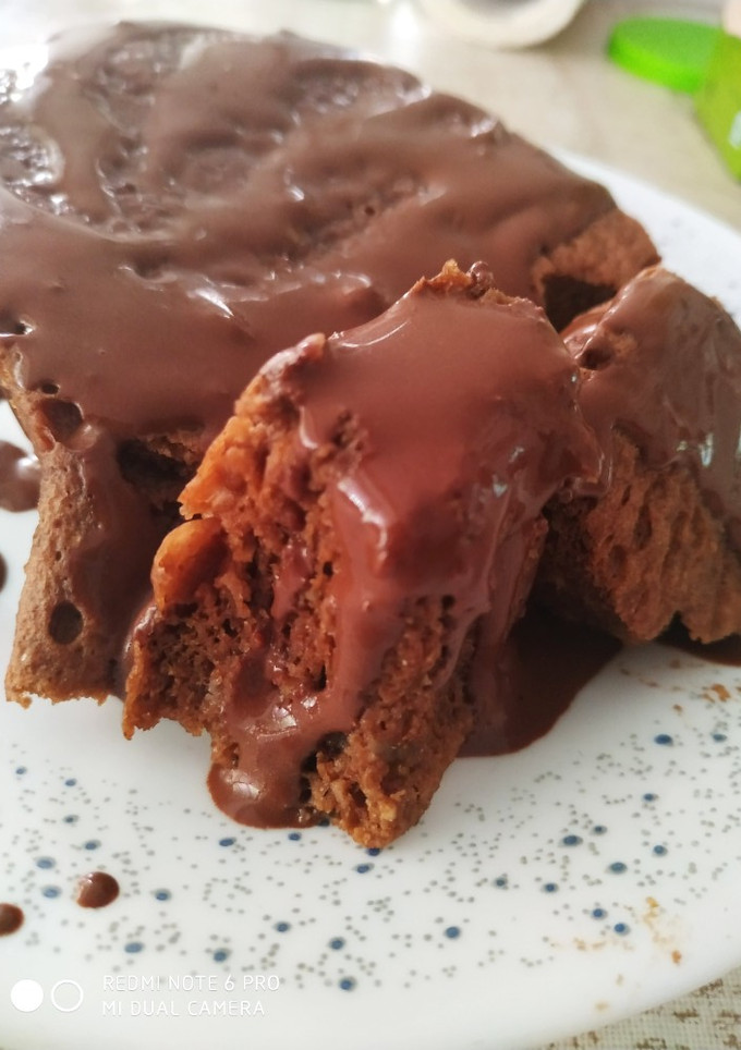 Una foto de Bizcocho de chocolate y café