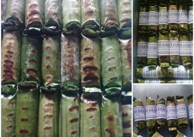 Lemper ayam bakar