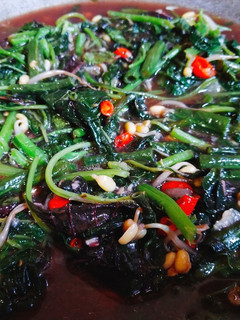 Foto resep Tumis Bayam Merah Hijau