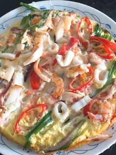 海鮮蔥餅 的食譜成品照片