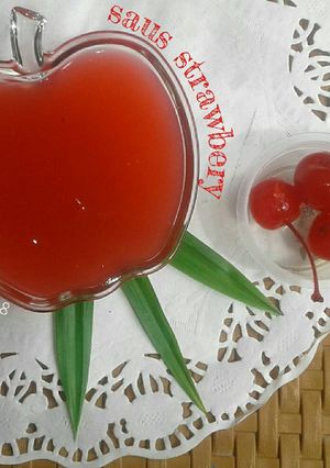 Foto resep Saus stawbery irit,simpel,hasilnya banyak 👏