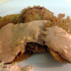 A picture of Fab fried green tomatoes.