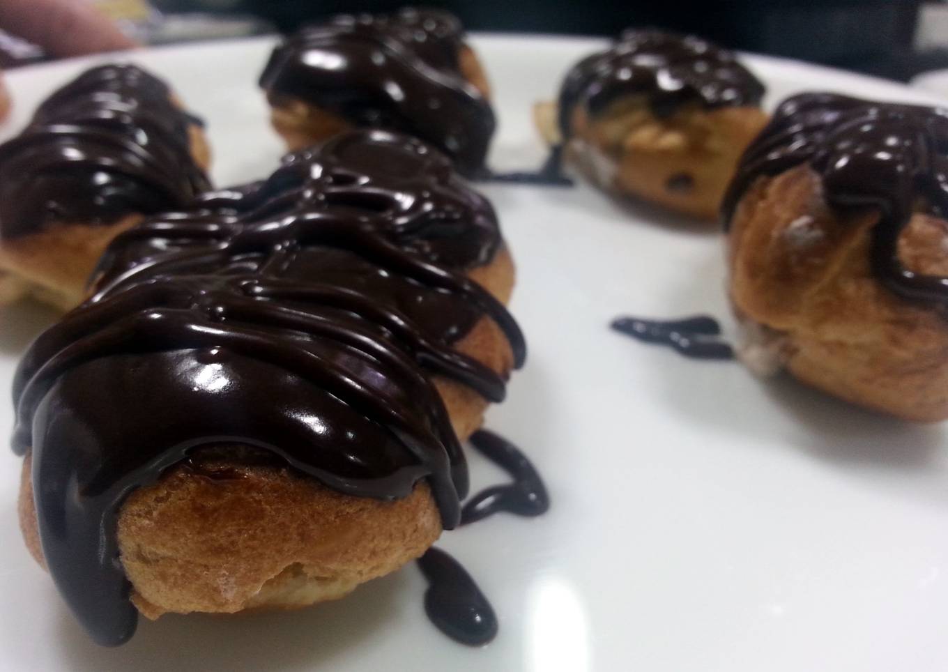 chocolate eclairs