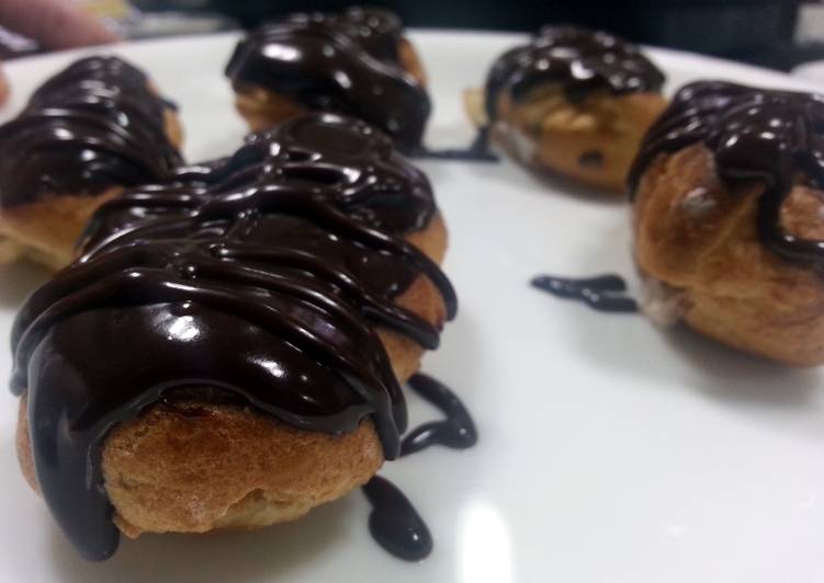 chocolate eclairs