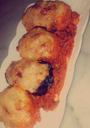 صورة لوصفة قوالب بطاطا وباذنجان