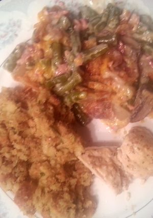 A picture of taisen's green bean casserole.
