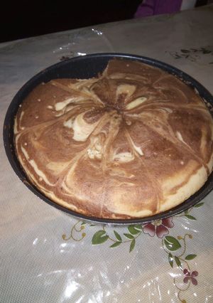 A picture of Zebra cake.