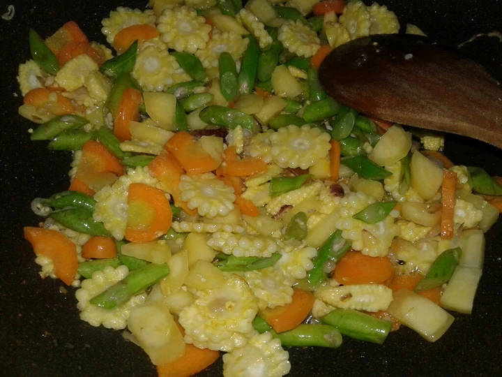 Cara Gampang Membikin Resep Tumis Sayur Ceria yang Enak Banget Anti Ribet, Bikin Ngiler