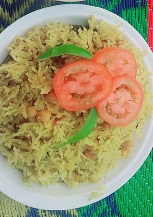 A picture of Channa pulao #cookpadapp.