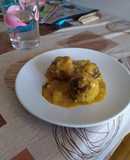 Albóndigas veganas al curry