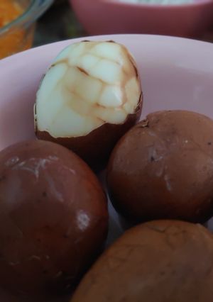Foto resep Telur pindang tanpa daun jambu
