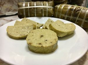 Hình của món Chả lụa chay.