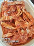 Kepiting (rajungan) Saus Asam Manis