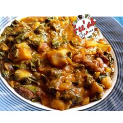 A picture of Sweet potatoes porridge.