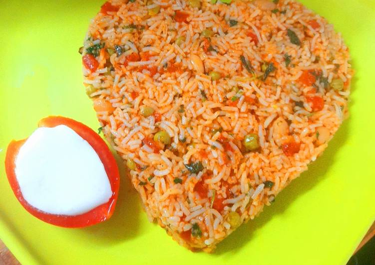 Recipe of Award-winning Tomato Mint Pilaf