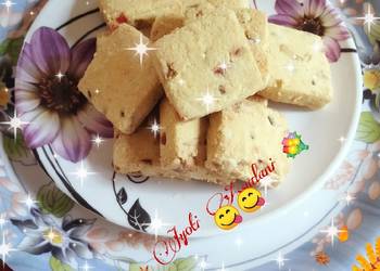 Easiest Way to Recipe Delicious Eggless bakery biscuit with tutti frutti nuts