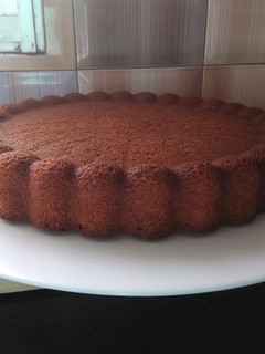 Una foto de Torta remolacha, naranja y manzana verde