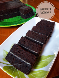 Foto resep Brownies Kukus Lapis Keju