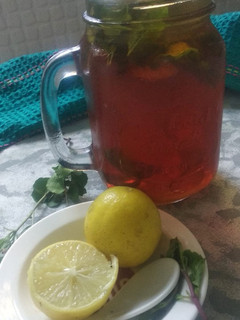 मिंट टी पंच (Mint tea punch recipe in Hindi) रेसिपी मुख्य फोटो