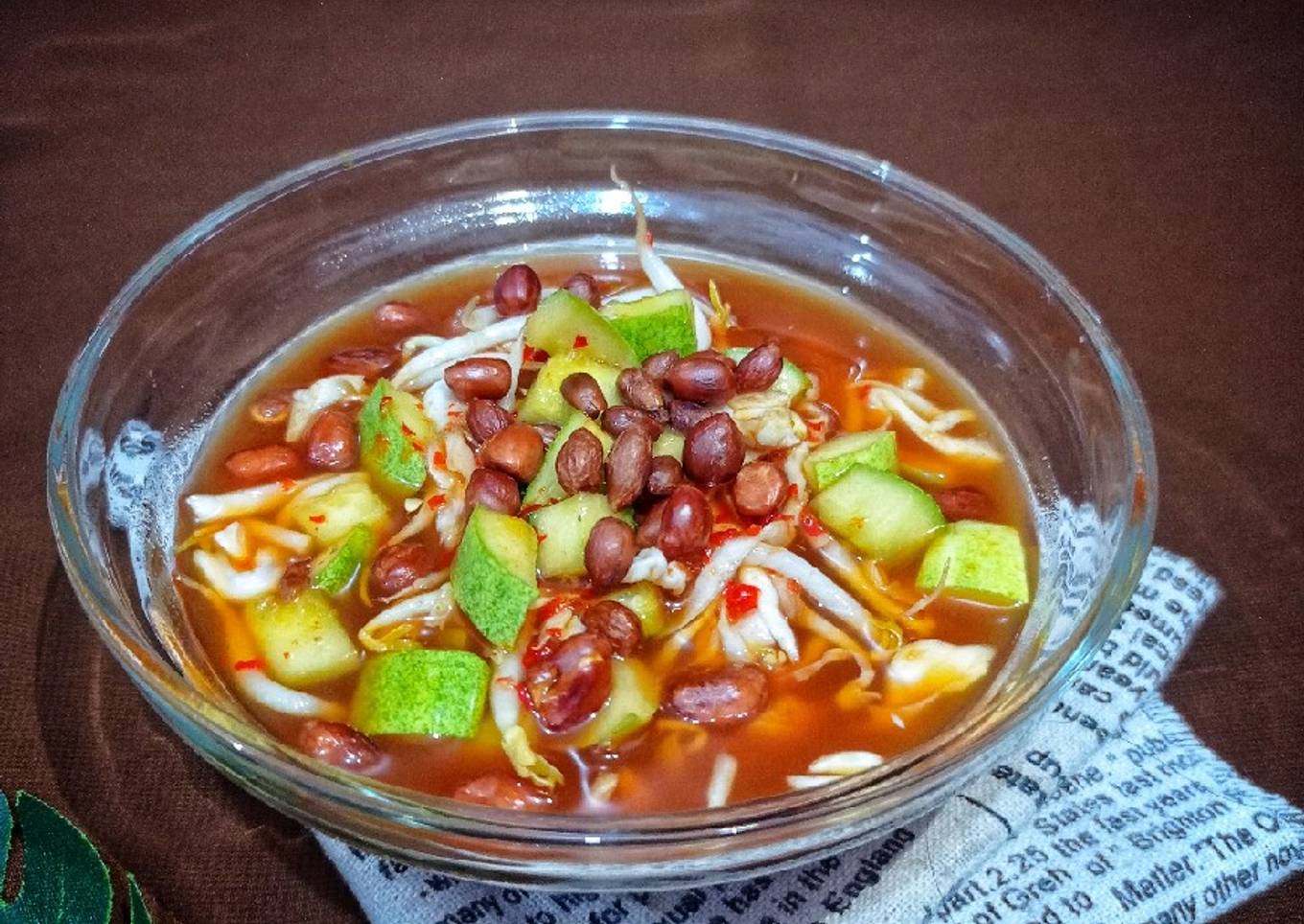 Resep Rujak Cuka (Asinan Sayur) Anti Gagal