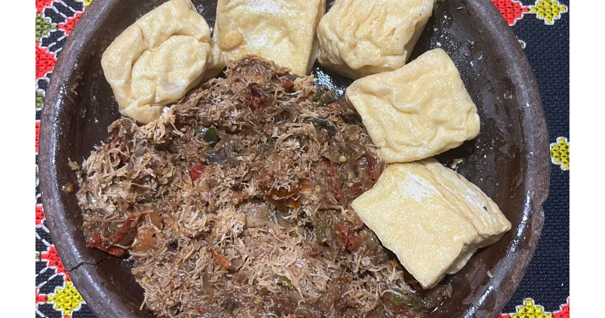 Tahu Goreng Sambal Kelapa