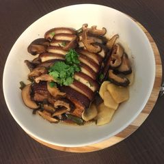 A picture of Pork galangal brine.